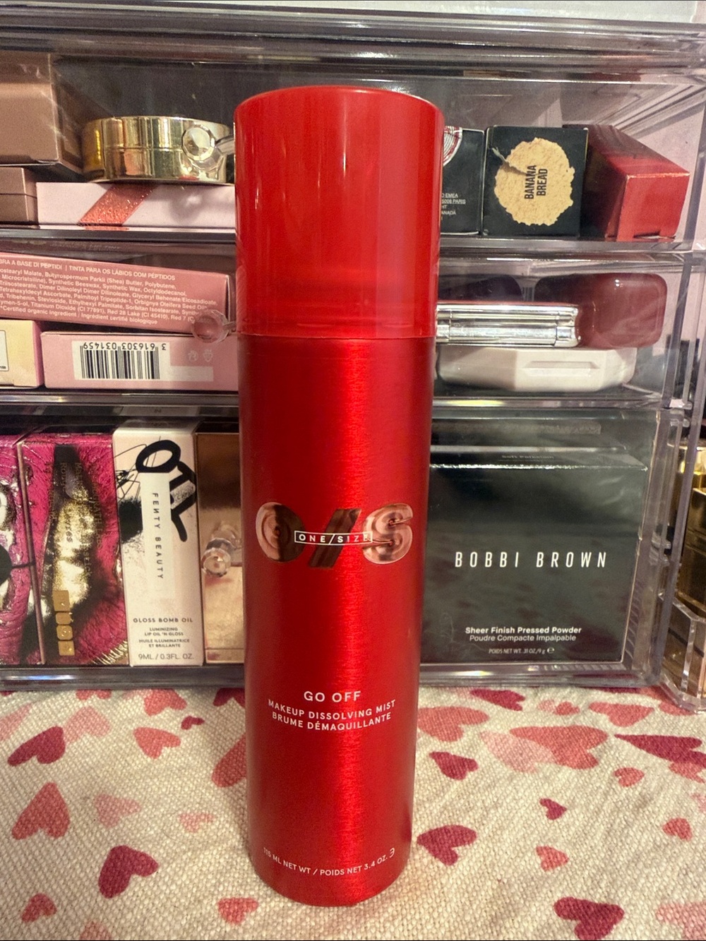 ONE/SIZE GO OFF Makeup Dissolving Mist - Red